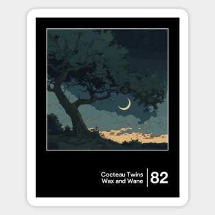 Cocteau Twins / Minimalist Graphic Artwork Design Magnet